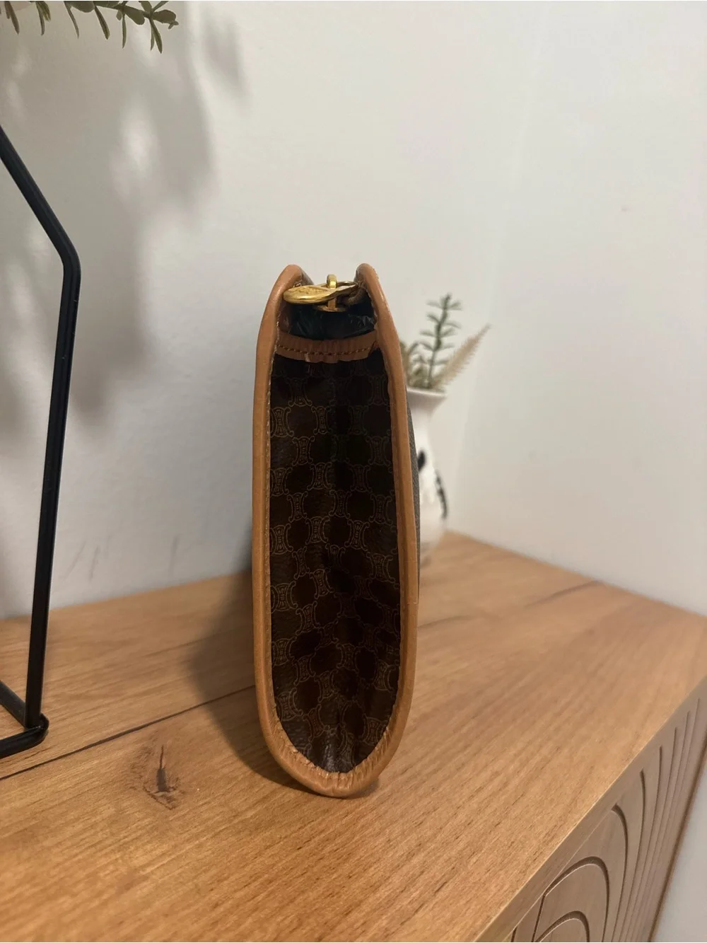 Authentic Vintage Celine Macadam Clutch Pouch